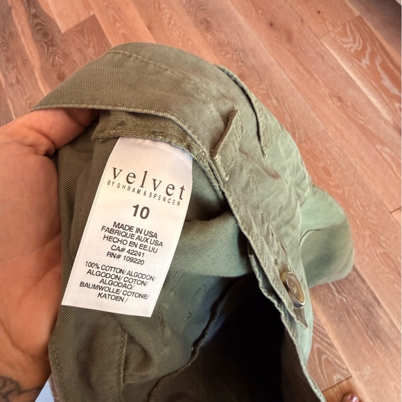 Velvet by Graham & Spencer Brylie Sanded Twill Utility Pant NWOT - Picture 9 of 9